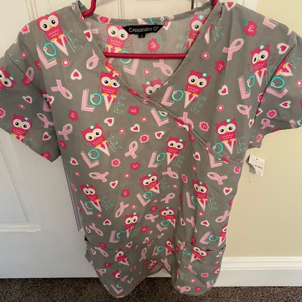 Love scrub top
